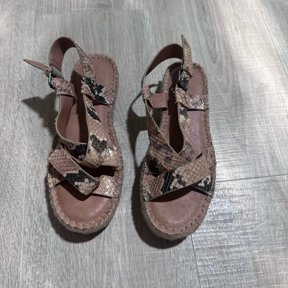 Madewell Snakeskin Patterned Women's Sandals